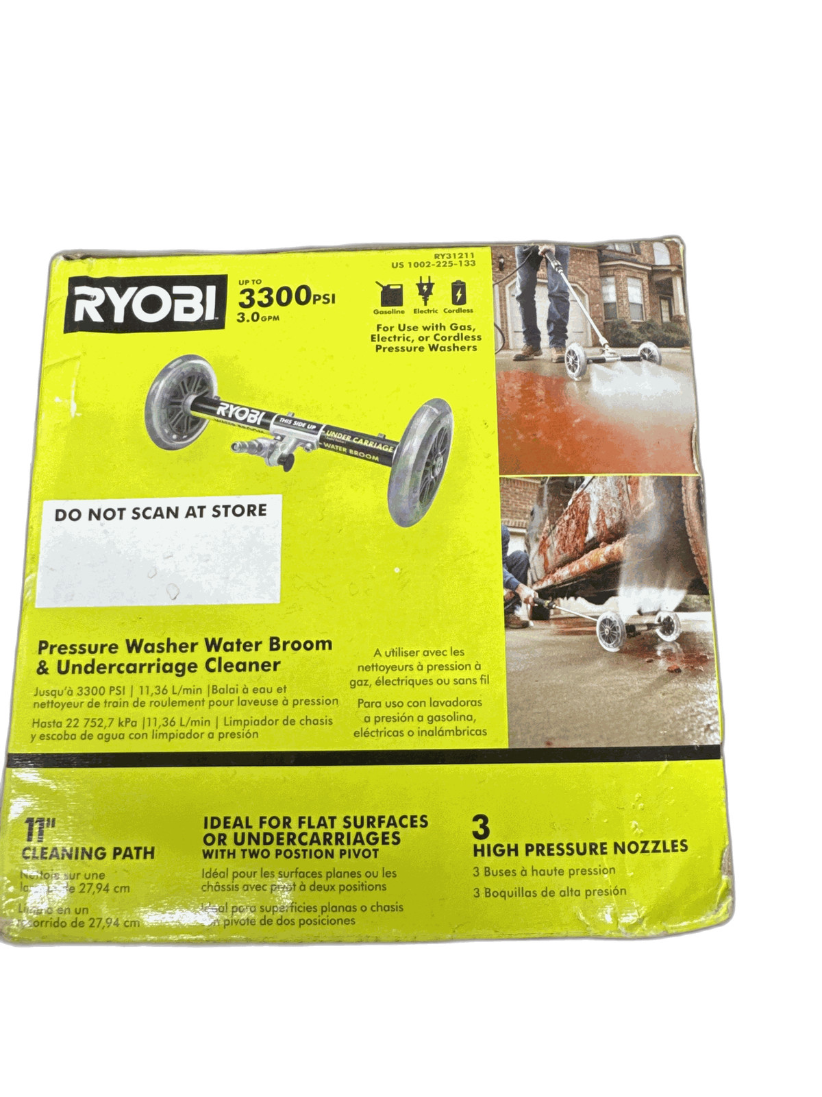 RYOBI Pressure Washer Water Broom