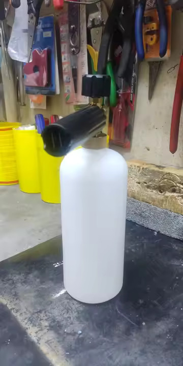 1/4″ Snow Foam Pressure Washer Gun Car Wash Soap Lance Cannon Spray Jet Bottle