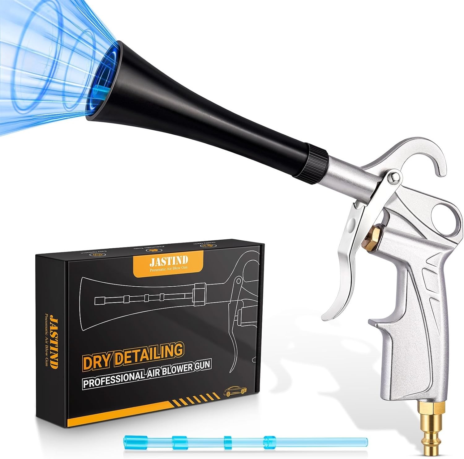 Tornado Detailing Car Cleaning Gun with Metal Nozzle | Interior Drying Air Gun |