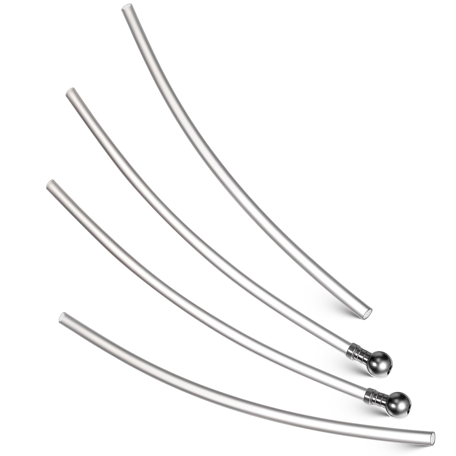 4 PCS Foam Straw 2 PCS Tube Suits Stainless Steel Filter Ball 10.2″ Lance