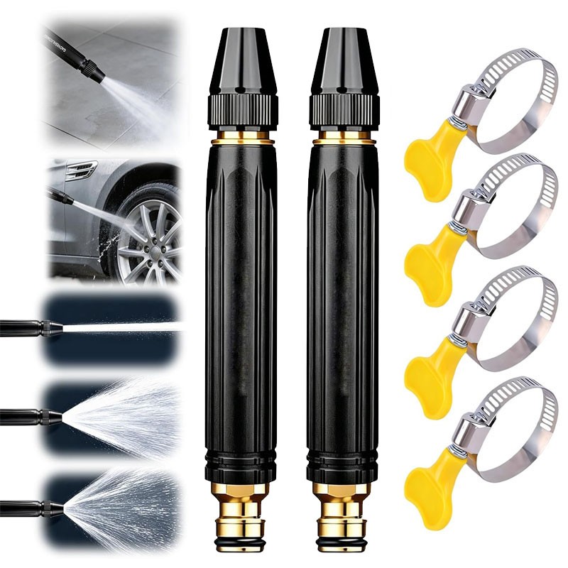 Larnto High Pressure Hose Nozzle Water Gun for Car Wash Garden Pressure Booster