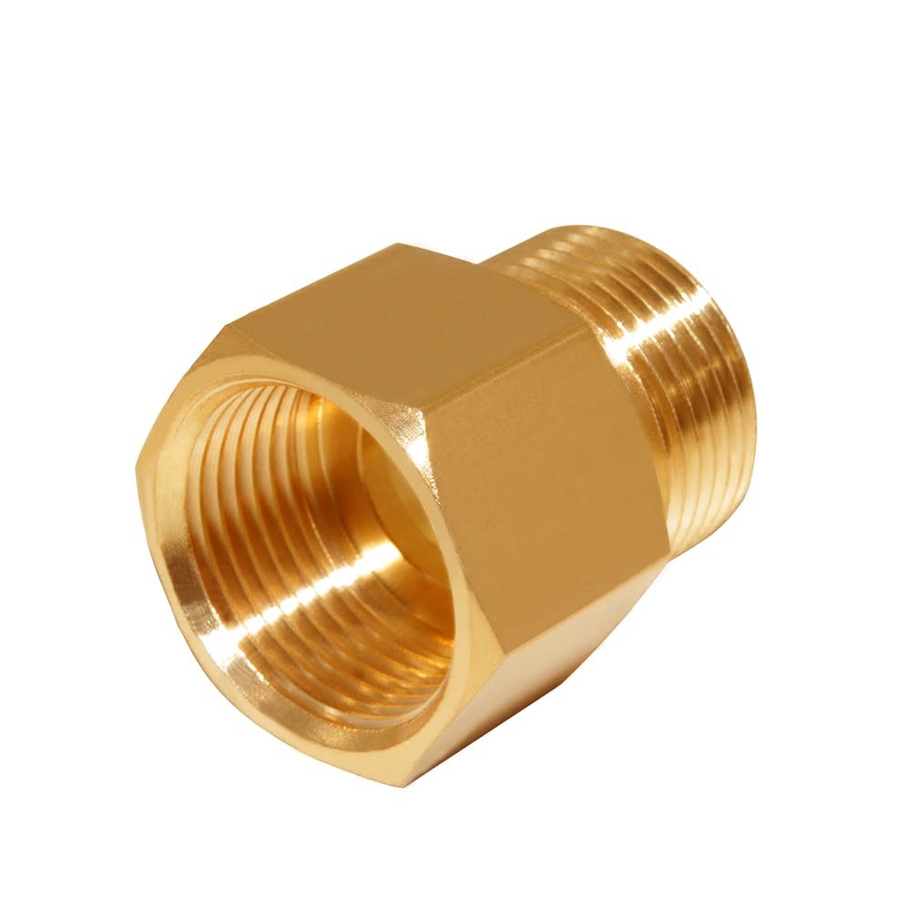 Pressure Washer Coupler M22 15mm Male Thread to M22 14mm Female Fitting Hose …