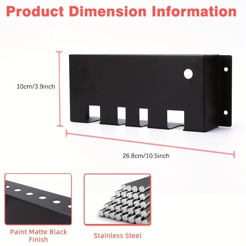 Pressure Washer Storage Rack Wall Mounted Metal Design for Organized Spaces