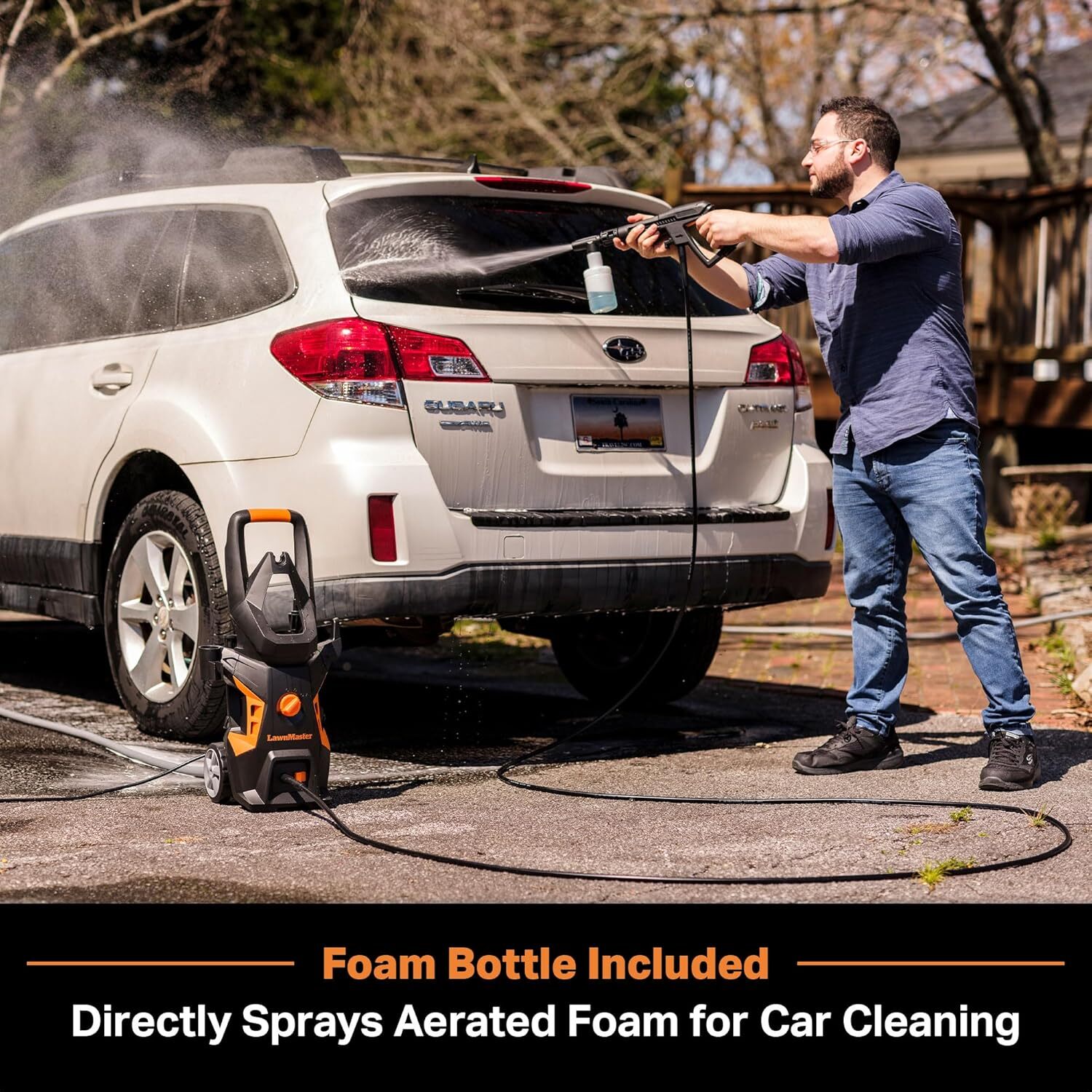 Electric Pressure Washer 13 Amp Psi Gpm Amp 1.2 Cold Water Dewalt 2100 Lawnmaste