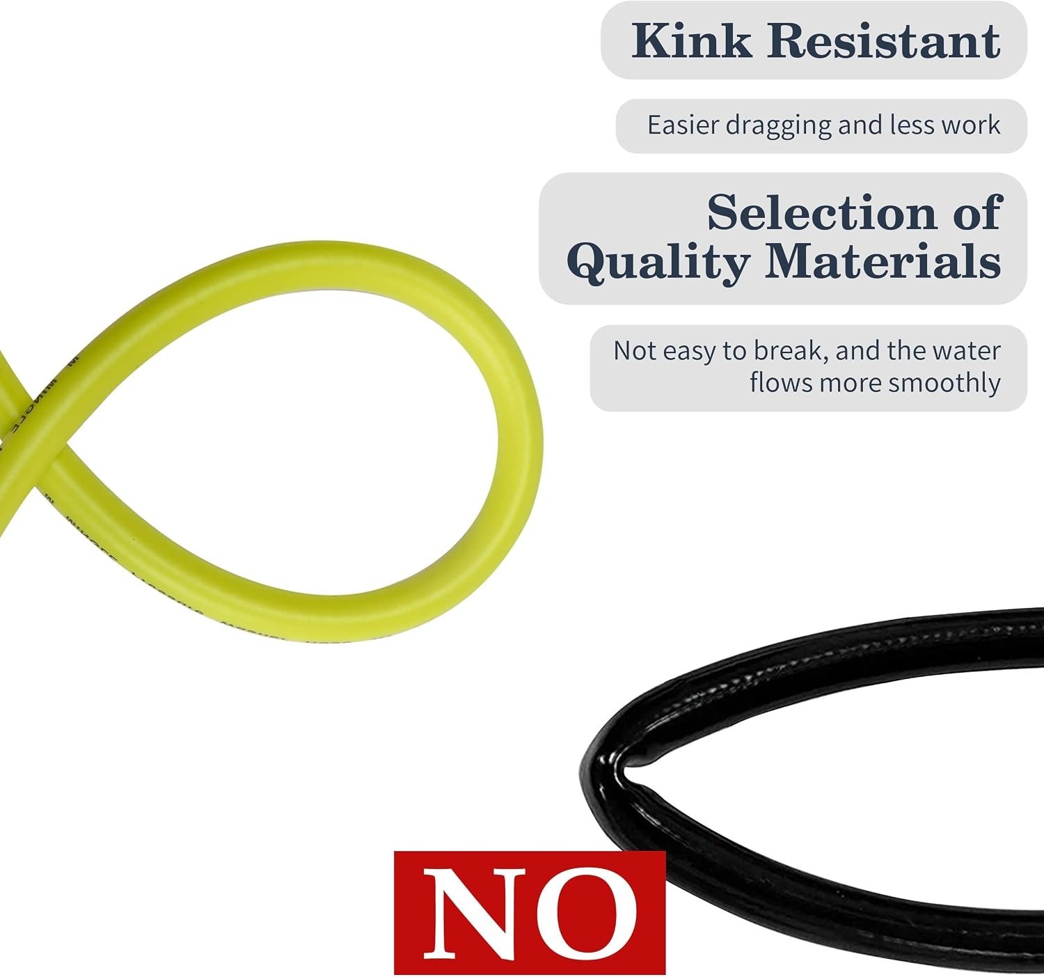 25 FT Flexible Pressure Washer Hose with M22 14mm Fittings – Durable & Reliable