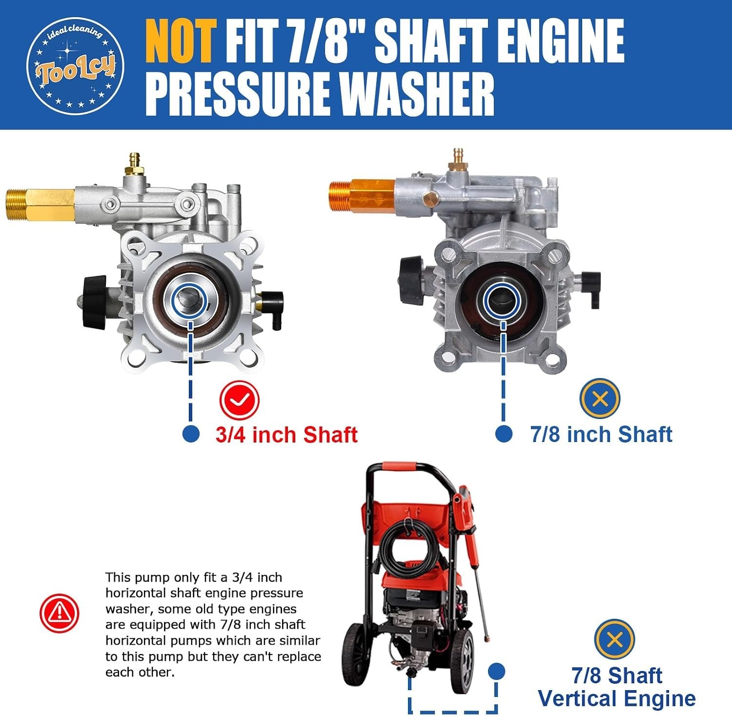 Upgrade Your Washer: 3/4″ Shaft Pump 3400 PSI 2.5 GPM for Honda Simpson Karcher