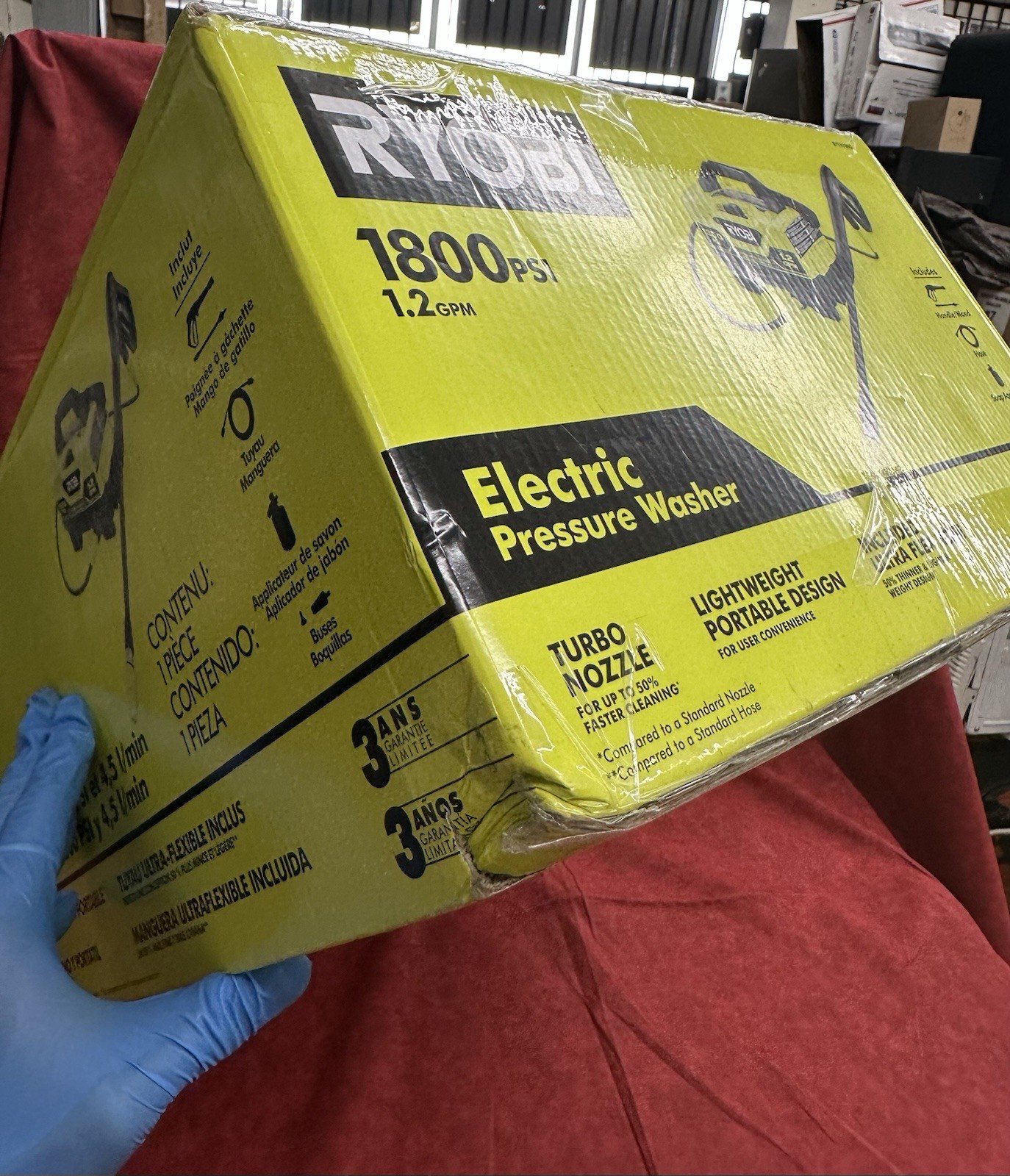 💥NEW SEALED💥RYOBI RY141802 1800PSI 1.2GPM COLD WATER ELECTRIC PRESSURE WASHER!