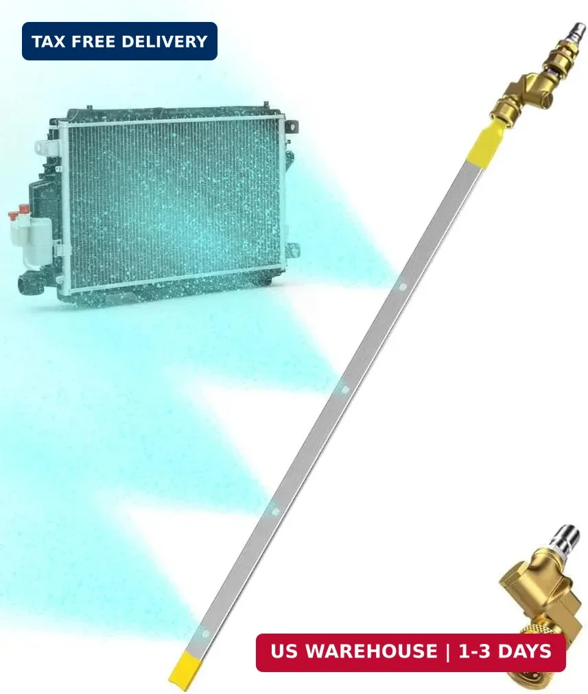 60cm/24in Radiator Cleaning Wand – Over 4500PSI Portable Pressure Washer Tool fo