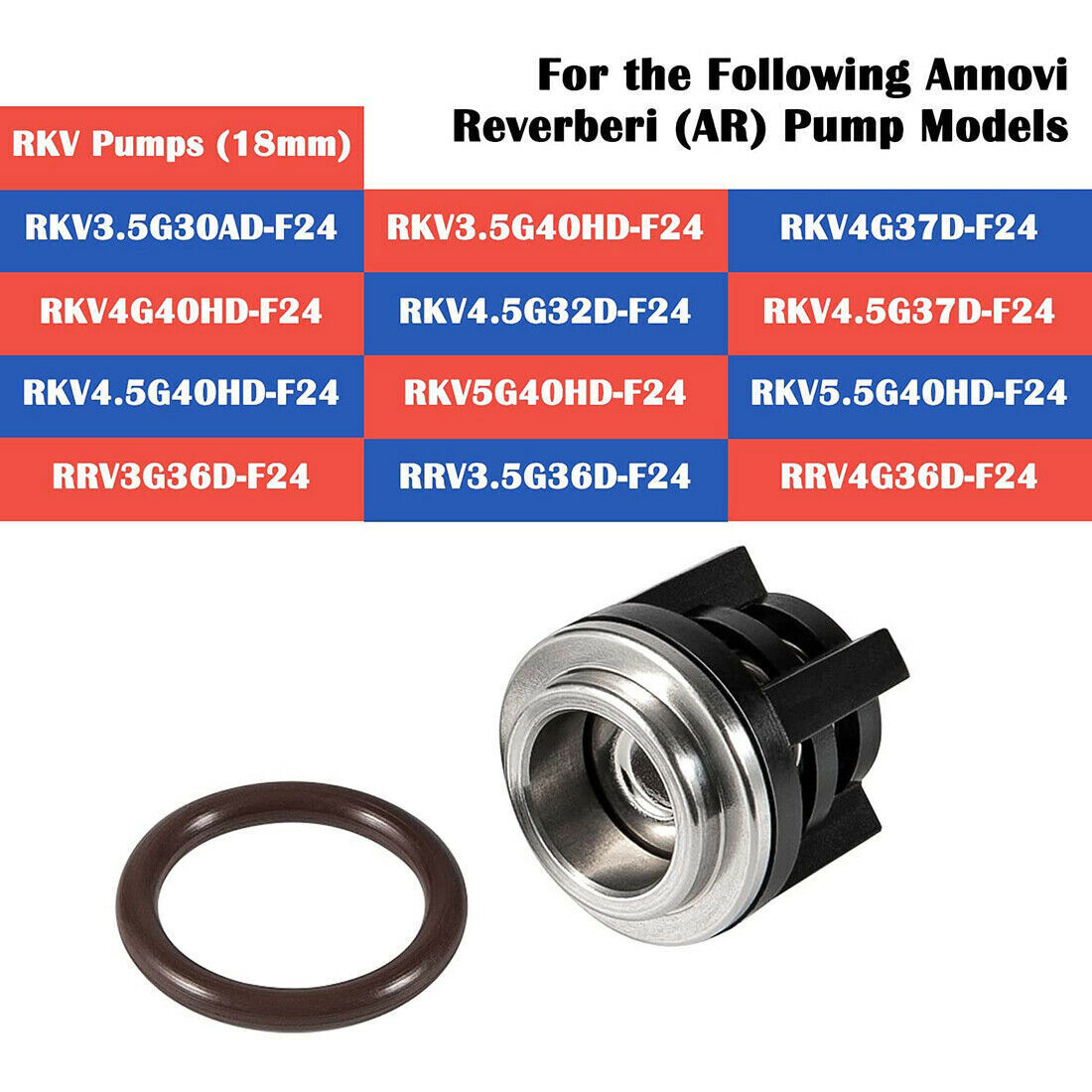 AR1828 Pump Check Valves Kit for Annovi Reverberi 18mm XR RK RKA RKV 70-0179