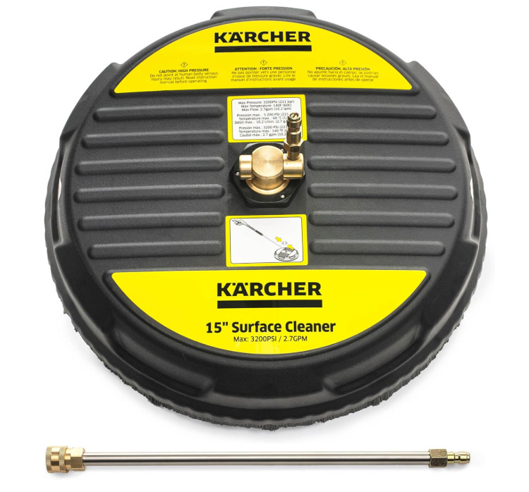 Pressure Washer Surface Cleaner 15″, Quick Connect, 2600-3200 PSI