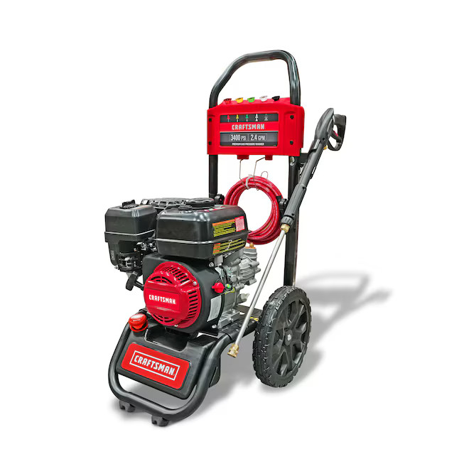 CRAFTSMAN (49-State) 3400-PSI 2.4-GPM Cold Water Gas Pressure washer with 5 Spra