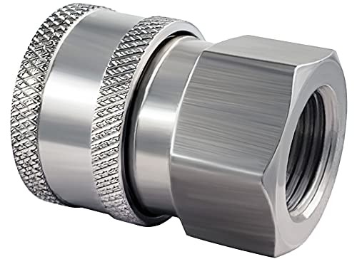 Ultimate Washer 3/8″ Quick Connect Pressure Washer Male and Female Hose Adapter