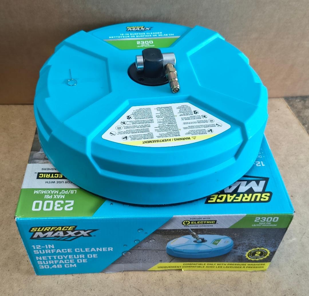 SurfaceMaxx 12” Surface Cleaner 2300 PSI Pressure Washer Attachment SGY-PWA201