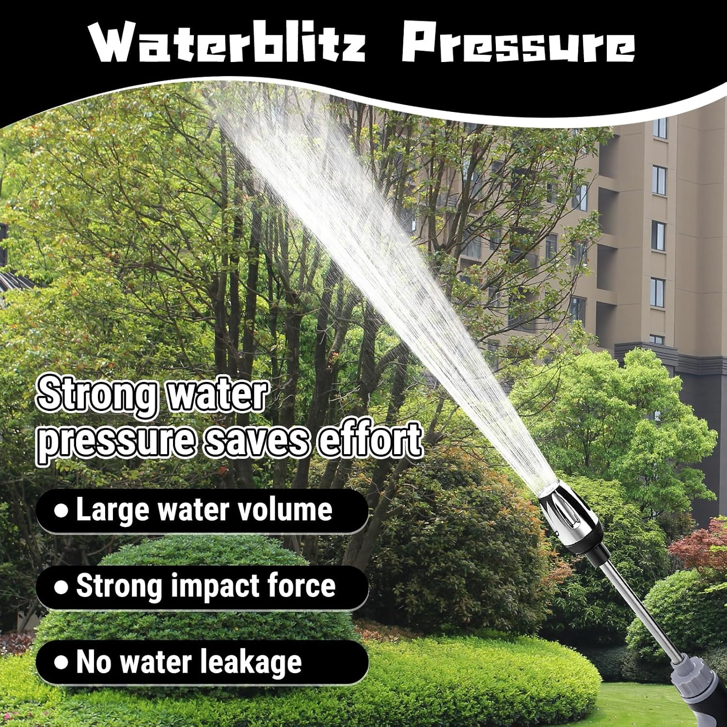 Pressure Washer, High Pressure Water Gun, Portable Washer for Car, Floor, Wall C