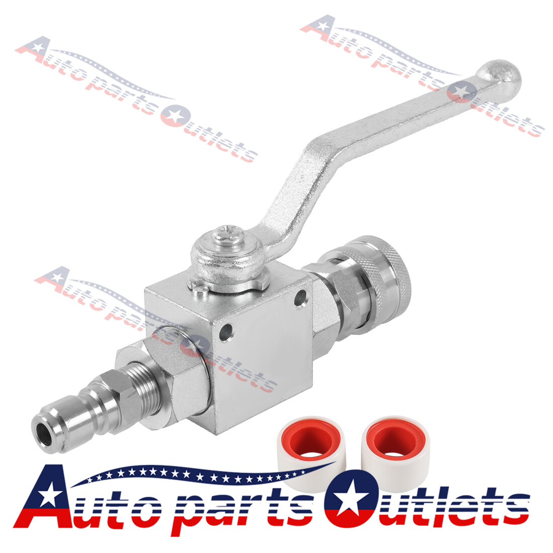 New 4500 Psi 3/8″ Fitting Female Out Steel Ball Valve For Pressure Washers Max