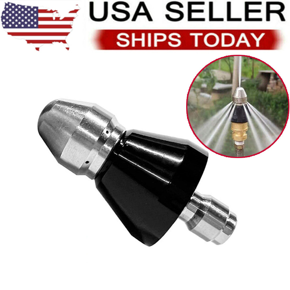 Sewer Cleaning Tool High-pressure Nozzle 5000psi Pipe Cleaner 1/4 Inch Connector