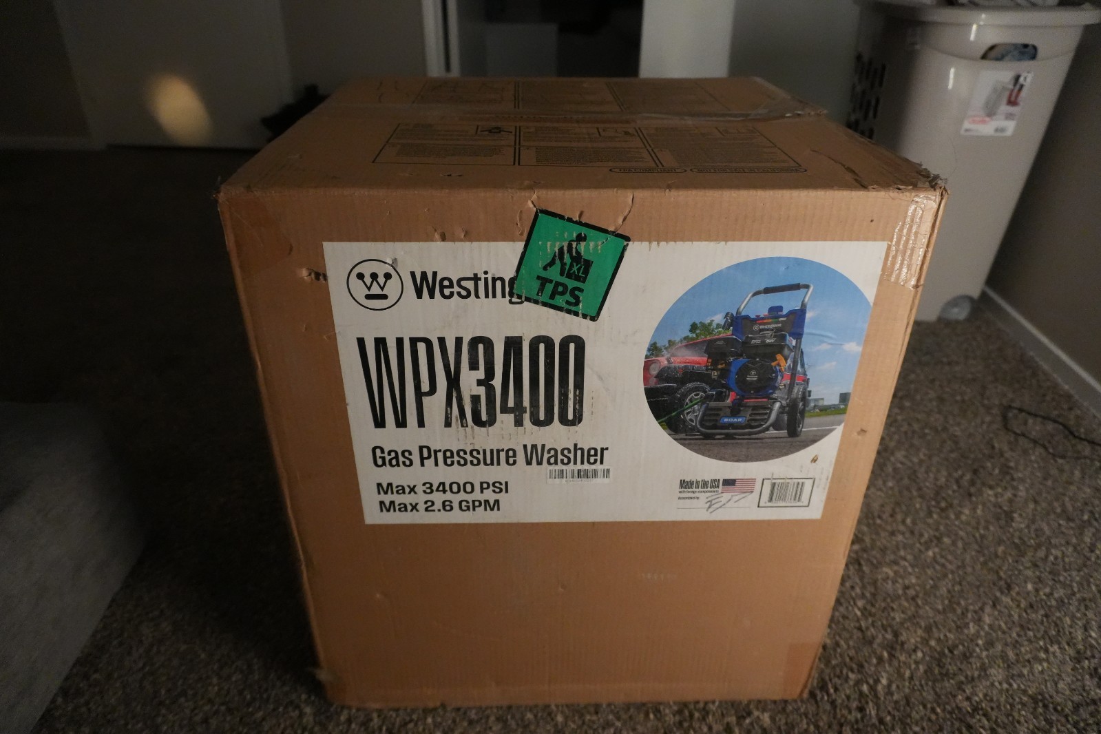 BRAND NEW IN BOX: Westinghouse WPX3400 Gas Pressure Washer (3400 PSI)