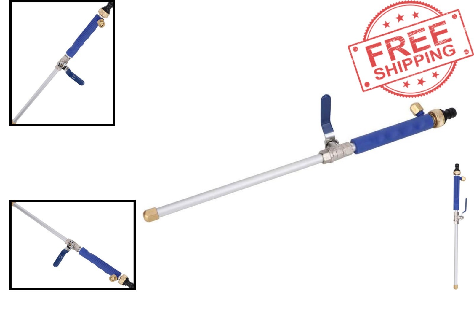 Power Washer Spray Nozzle with Ergonomic Handle – Hydro Jet for Cars and Windows