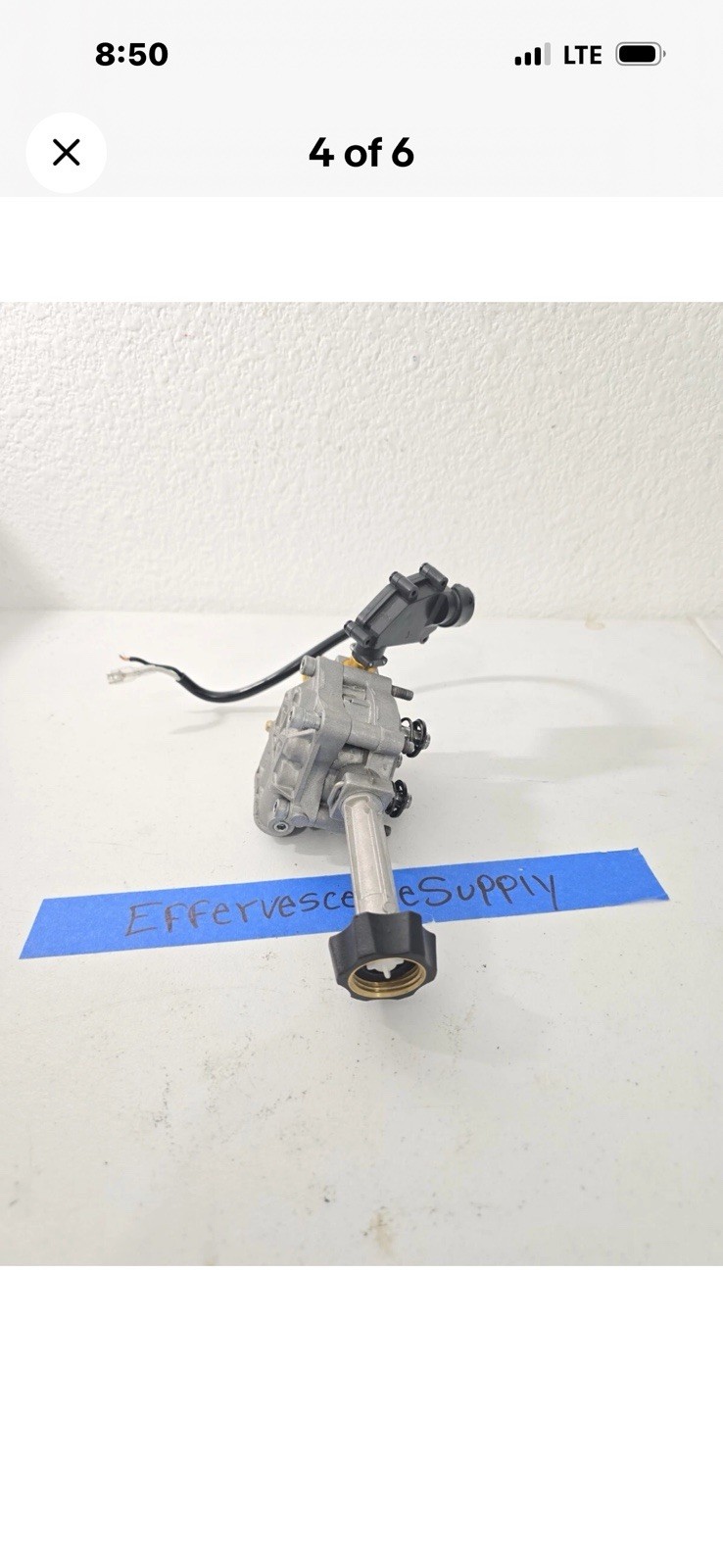 New Water Pump Assy For Ryobi 2300psi Electric Pressure Washer RY142300VNM