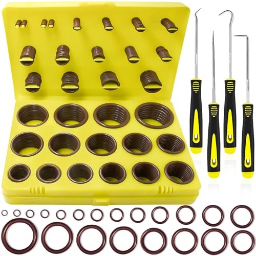 Pcs Metric Viton O Ring Assortment Kit 75A Durometer 30 Sizes Brown O-Ring 386