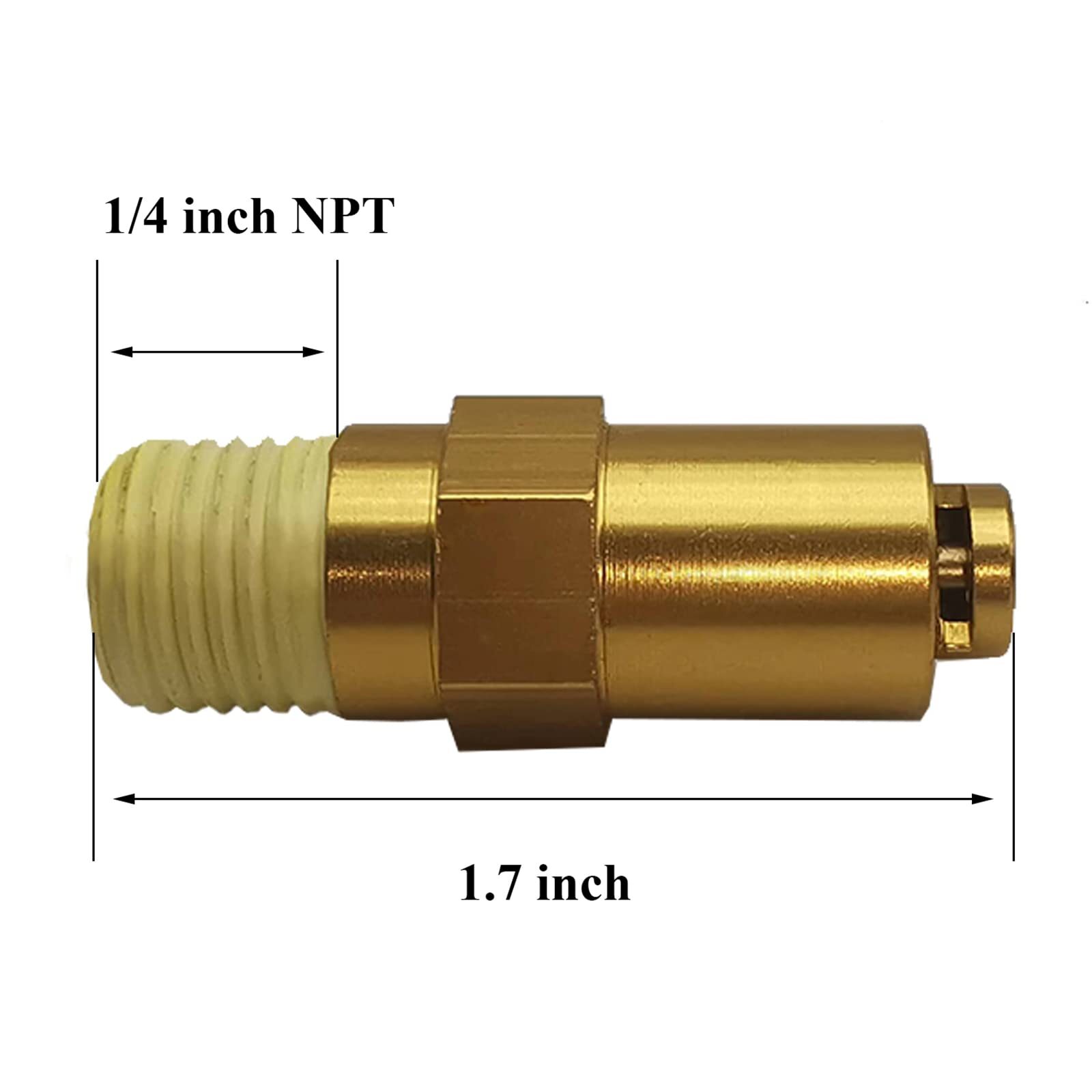 7101359 Thermal Relief Valve For Gas Powered Pressure Washer Pumps 1/4 Inch Npt