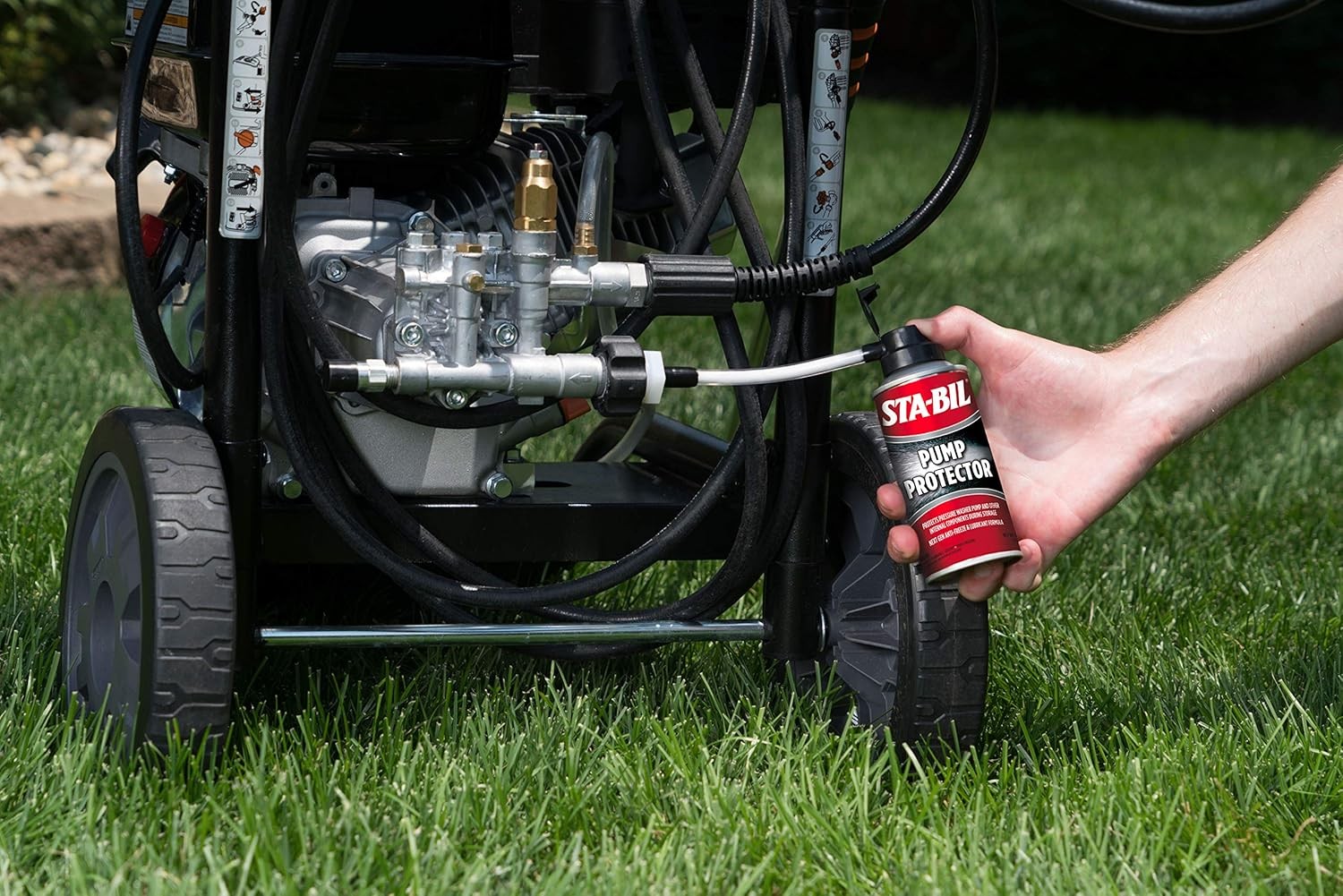 STA-BIL Pump Protector – Protects Pressure Washer Pump, 4 oz. (22007-8PK)