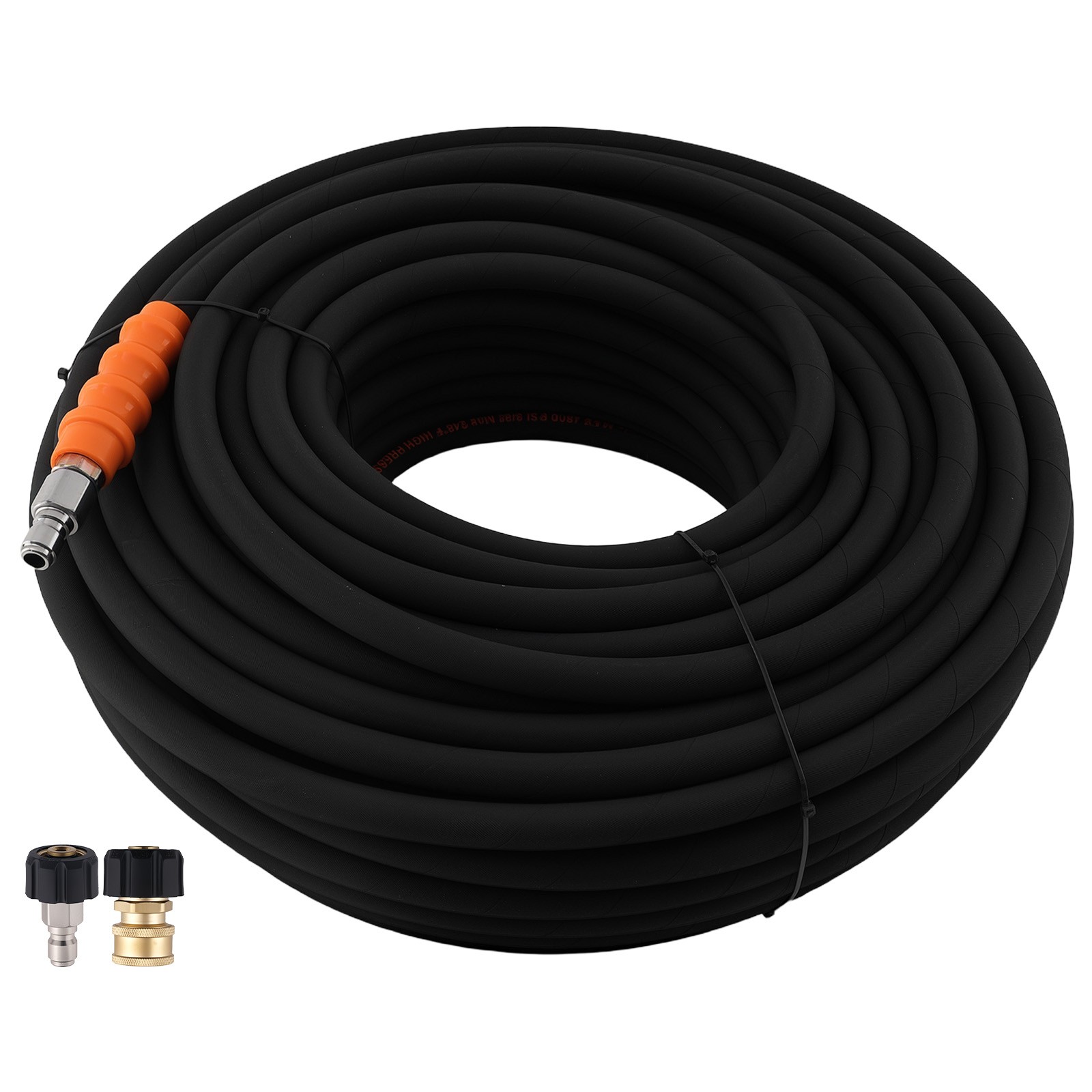 200FT Hot Cold Pressure Washer Hose 3/8″ for Honda Generac Westinghouse 4800PSI