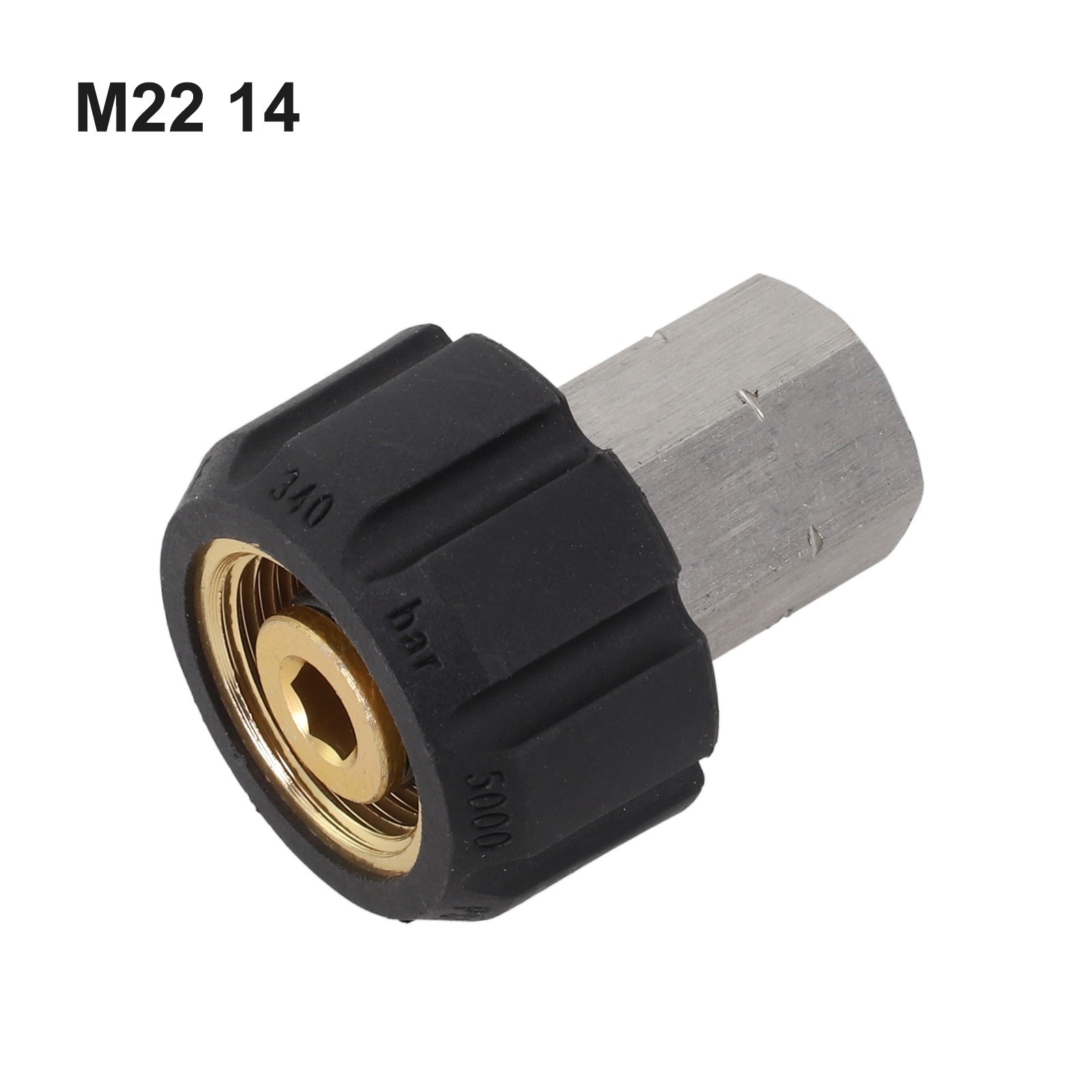 Stainless Steel Adapter For Pressure Cleaner With M22 12mm/1/2” 14mm/3/8” New