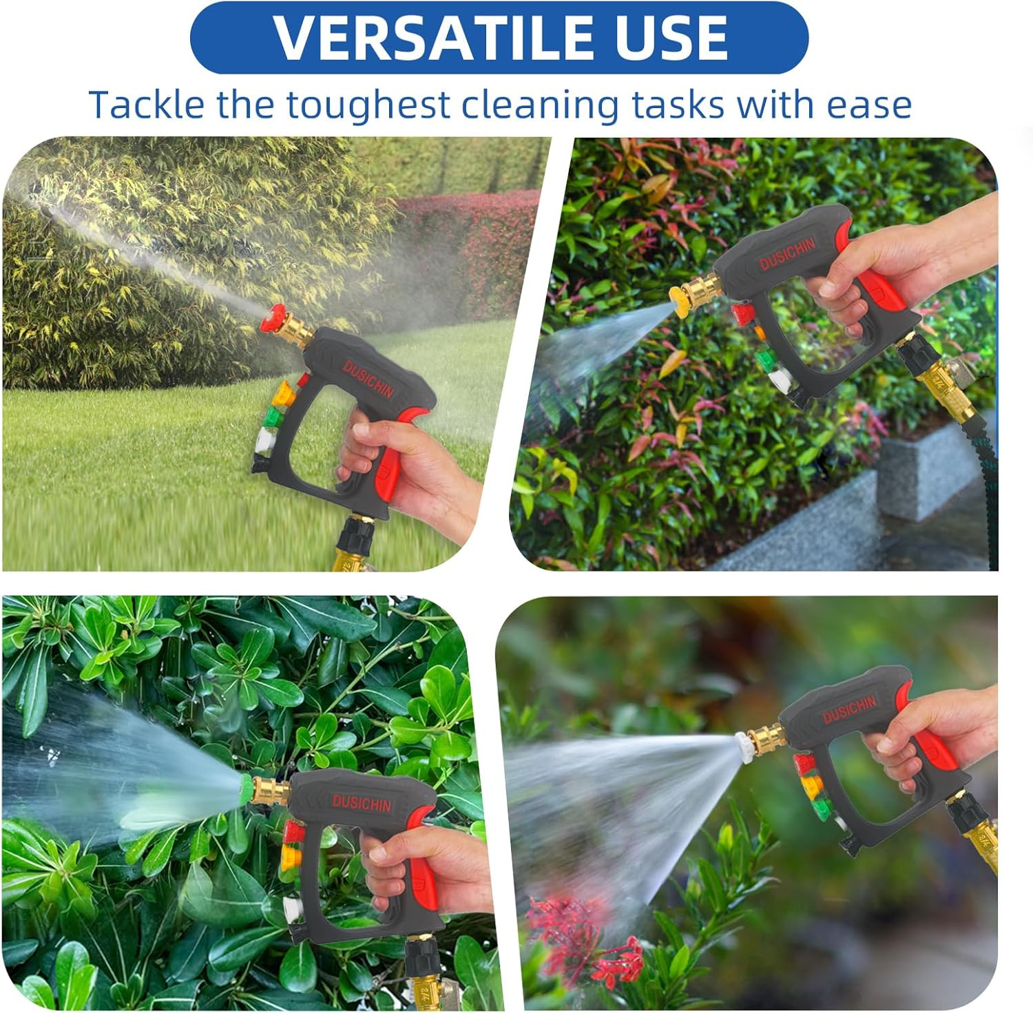 Garden Hose Adapter Pressure Washer Gun to Water Hose Fitting, Garden Hose 3/4 G