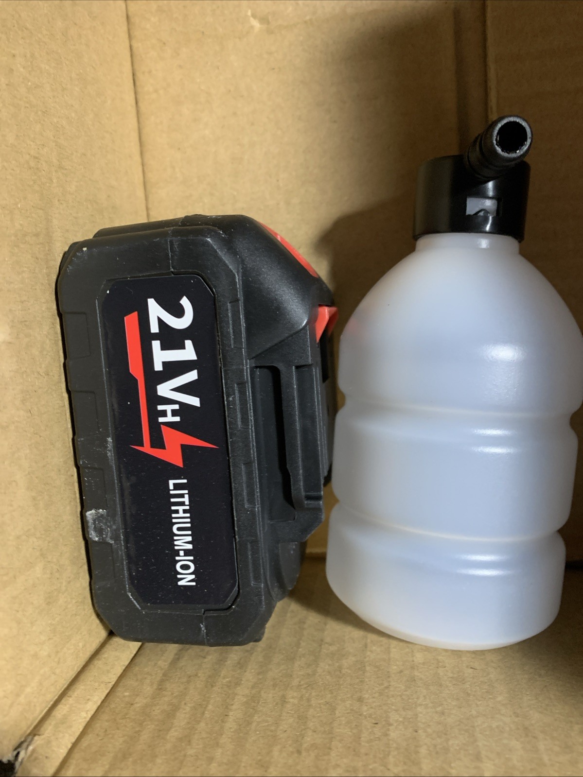 Naudhen HydroWasher, Cordless Pressure Washer 21 Volt Lithium Battery Operated