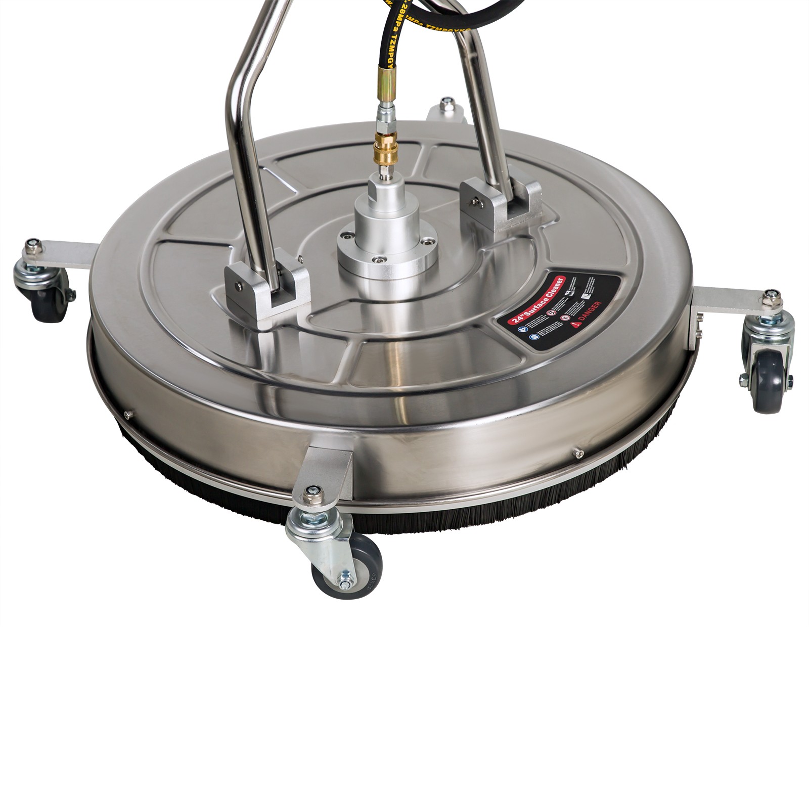24″ 4000 psi Pressure Washer Surface Cleaner with 4 Wheels 8GPM Dual Handle