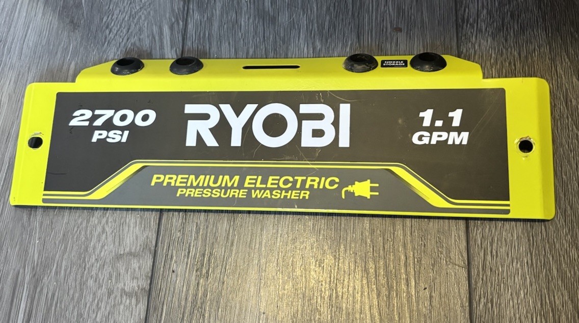 Ryobi 2700PSI Pressure Washer Face Panel 637671019 RY142711