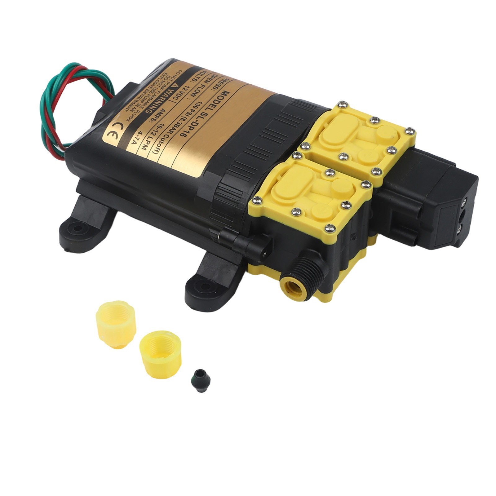 12V Dual Core Power Water Pump Motor for Various Agricultural Applications