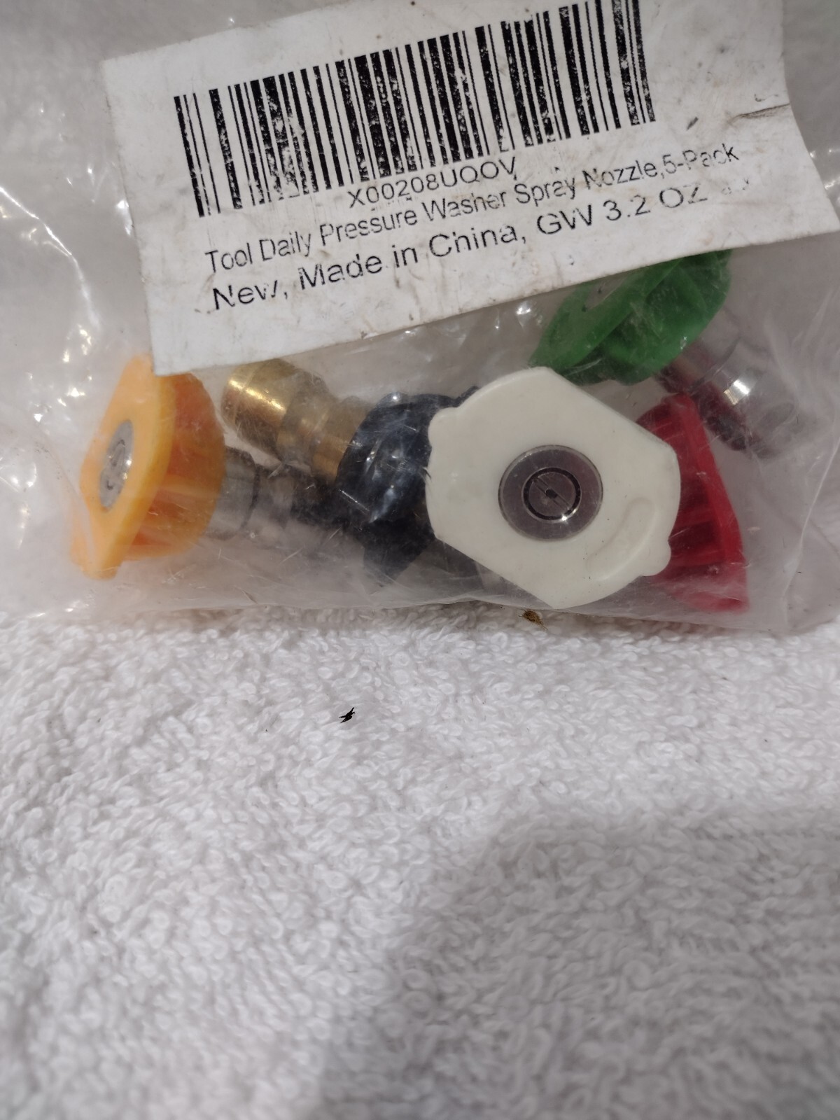Pressure Washer Nozzle/ Pack of 5/ 4000 PSI /Tool Daily