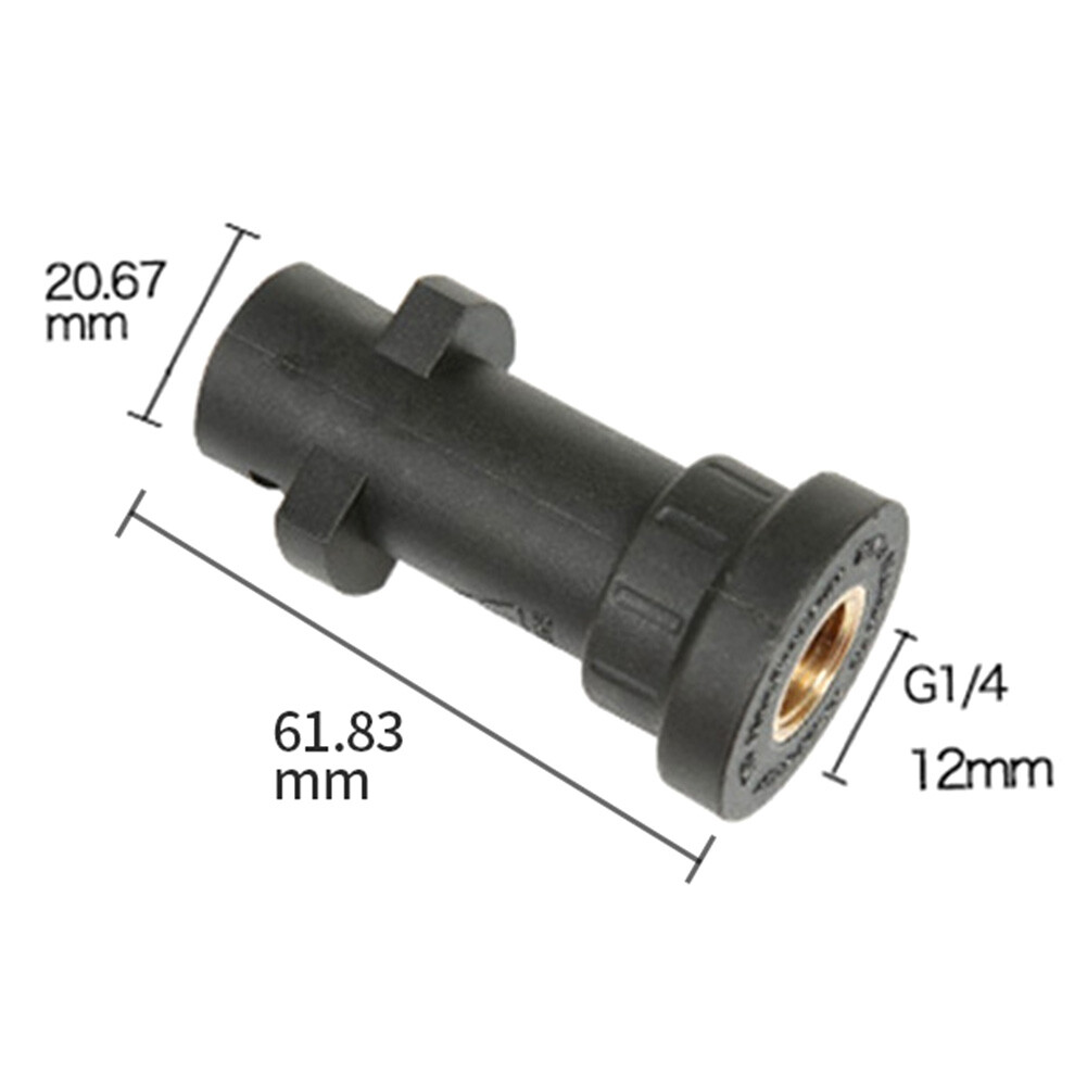 1/4” Quick Connect Pressure Washer Gun Adapter Snow Foam Male Nozzle Fit Karche