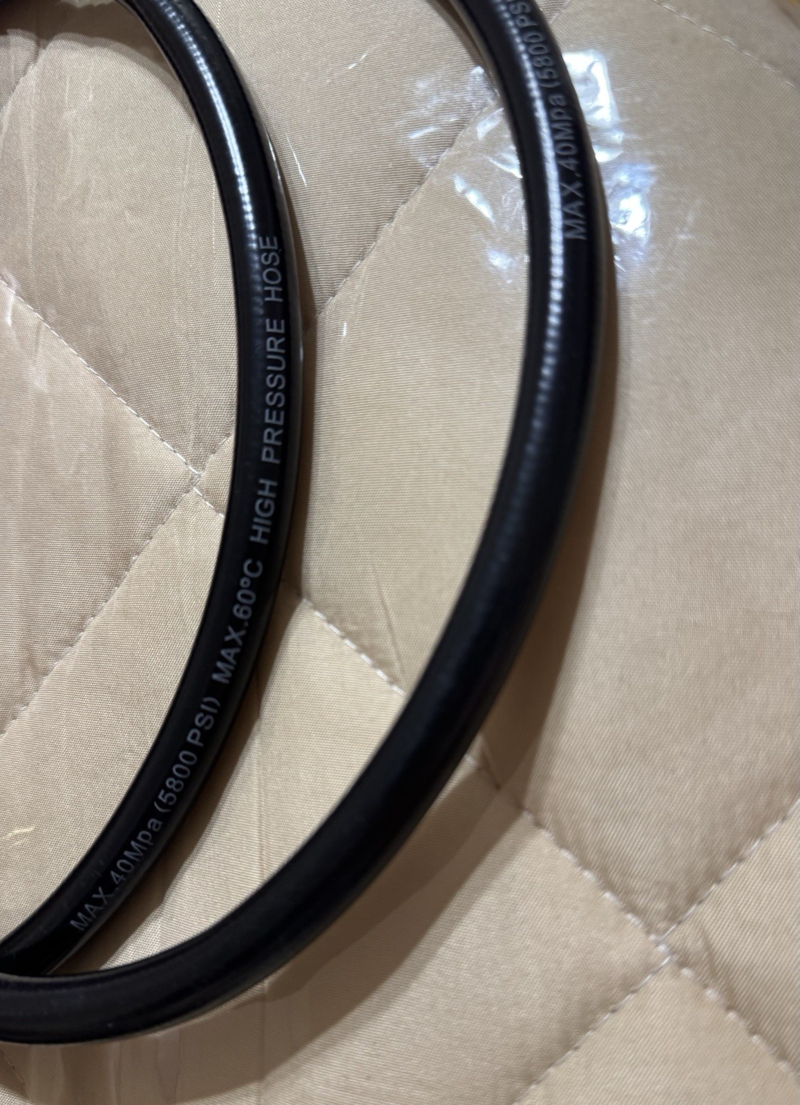 26.5 ft (318”) High Pressure Hose 40MPa, 5800 PSI, 60C NEW