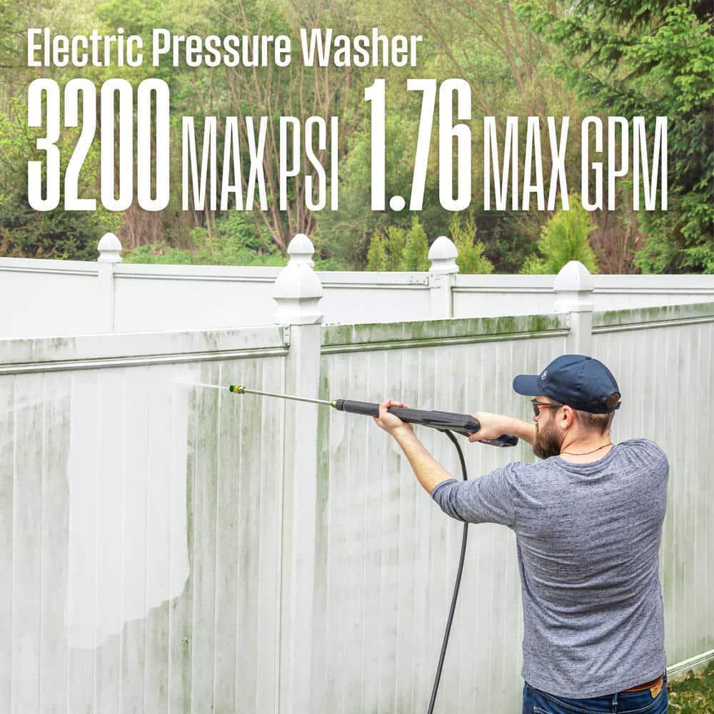 Westinghouse Electric Pressure Washer 3200 PSI 1.76 GPM with 5 Quick Connect Tip