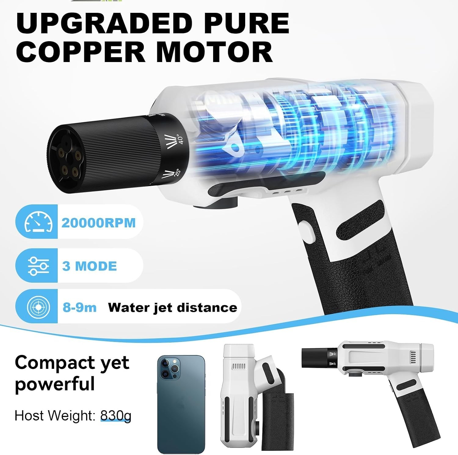 Foldable Cordless Washer, Handheld Washer for Car Home Outdoor Patio Garden,B…