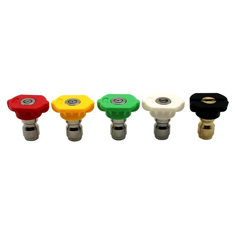 1/4 Inch Pressure Washer Spray Nozzle Quick Connect Tip 0-60 Degree Cleaning