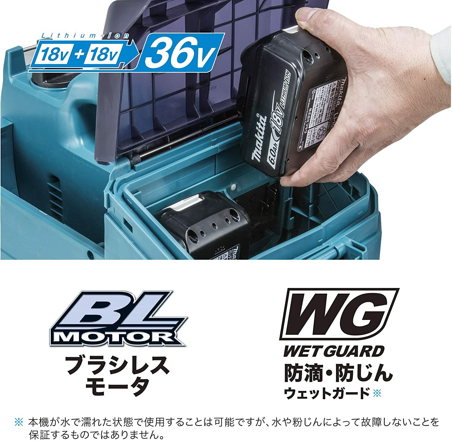 Makita 18Vx2 Electric Pressure Washer MHW080DZK 2-mode 8MPa Body Only