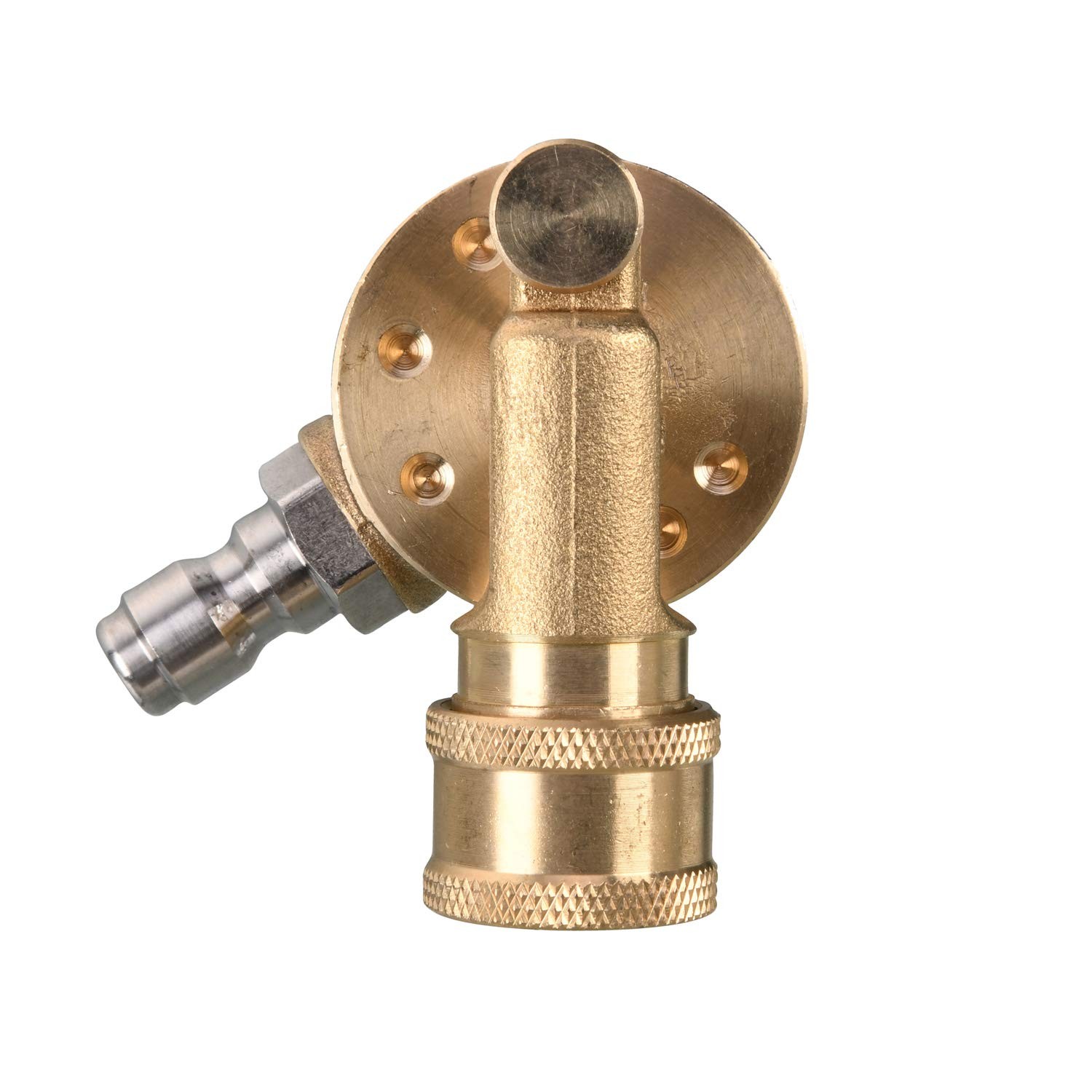 Pivoting Coupler for Pressure Washer Tips Gutter Cleaner Attachment 1/4 Inch …