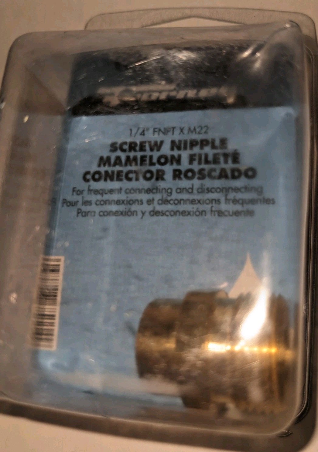 Forney 75114 Pressure Washer Accessories Female Screw Nipple M22M X 1/4″ FNPT