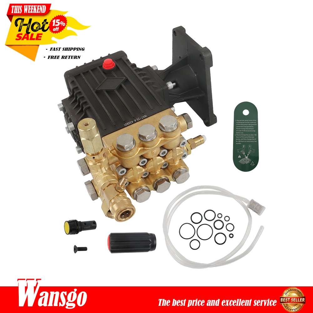 4000 PSI 4.0 GPM Pressure Power Washer Pump 1″ Hollow Shaft Water Pump New