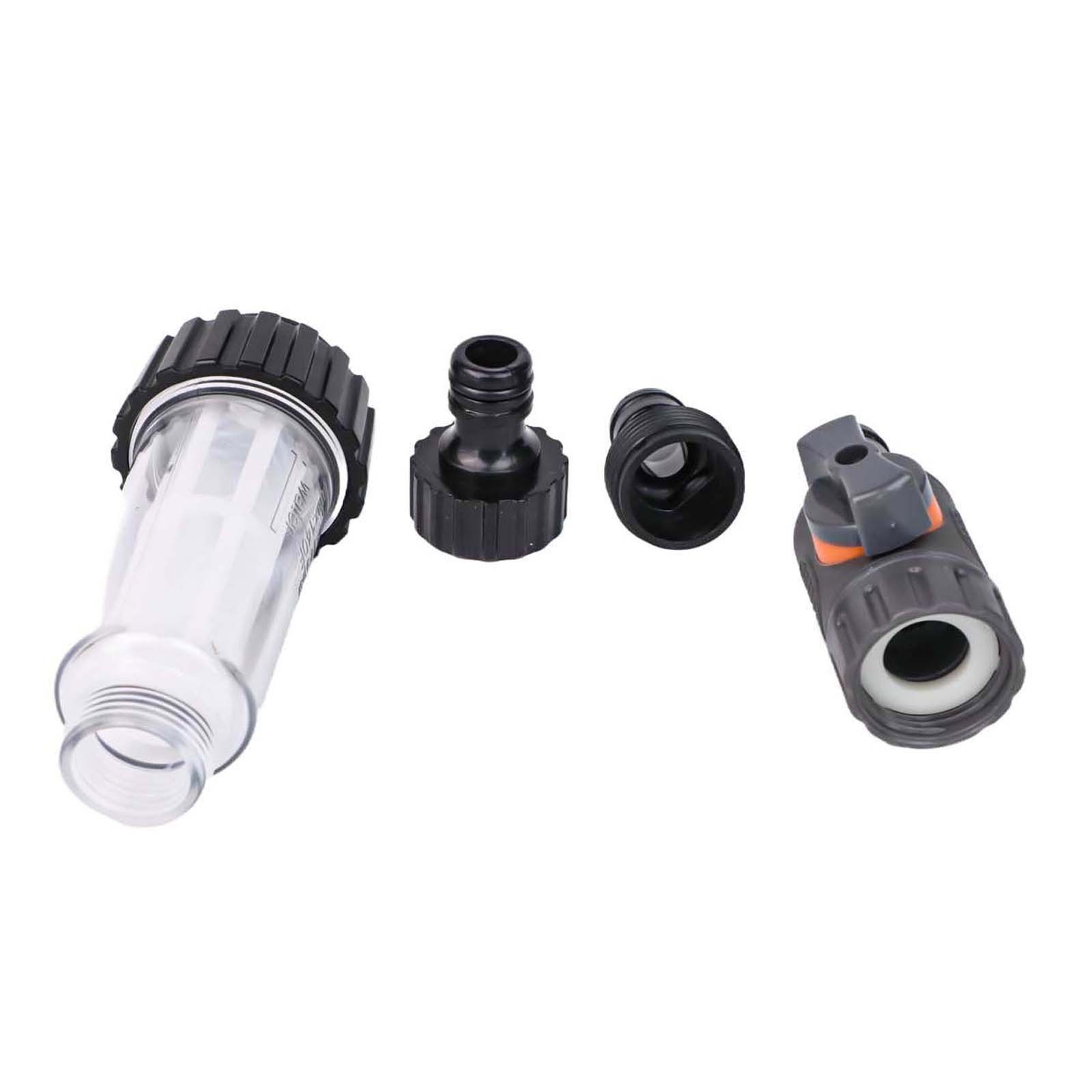 Water Filter and Valve Set for Pressure Washers RVs and Outdoor Gardening