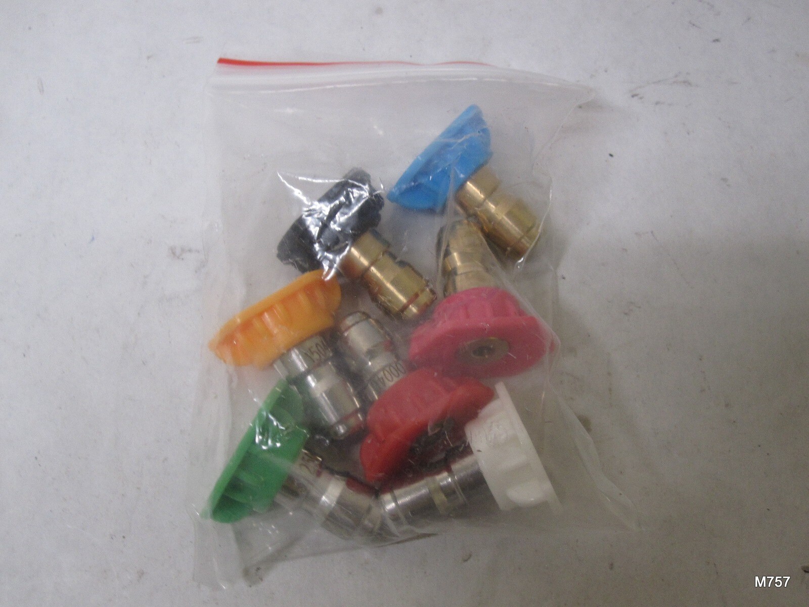 8pcs High Pressure Washer Rotating Turbo Nozzle Spray Tip Set 1/4″ 4000PSI Max