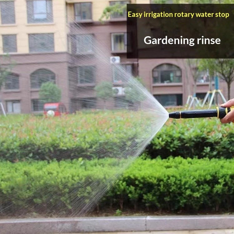 High Pressure Water Hose Nozzle Adjustable Garden Sprayer Car Wash Cleaning Tool