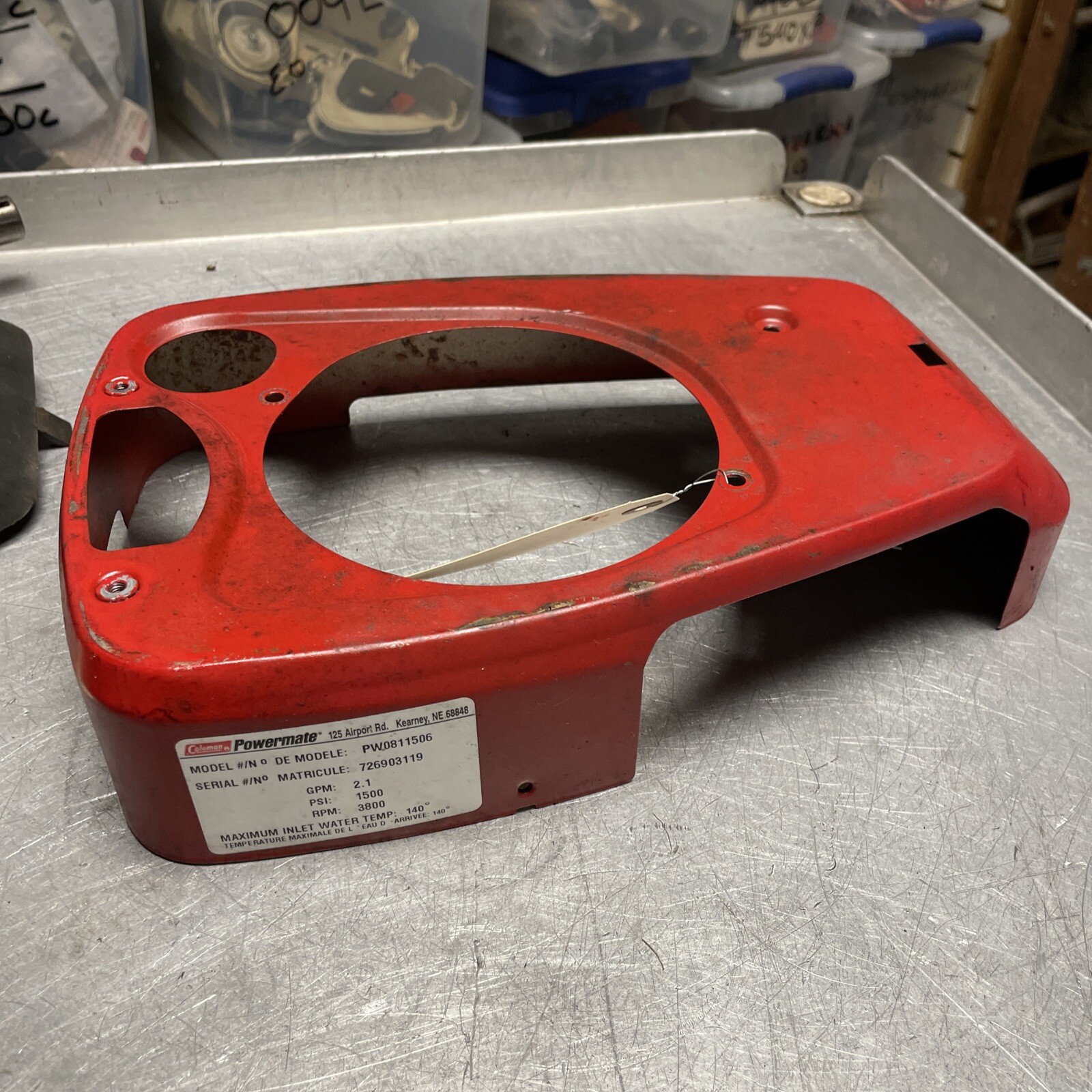 OEM GOOD USED BRIGGS 10A902-0156-01 BLOWER HOUSING 694236