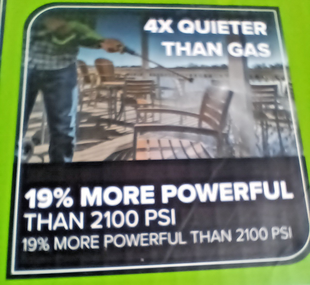 Greenworks Pro 2500 PSI Brushless Electric Pressure Washer GPI 2500 25ft HoseNEW