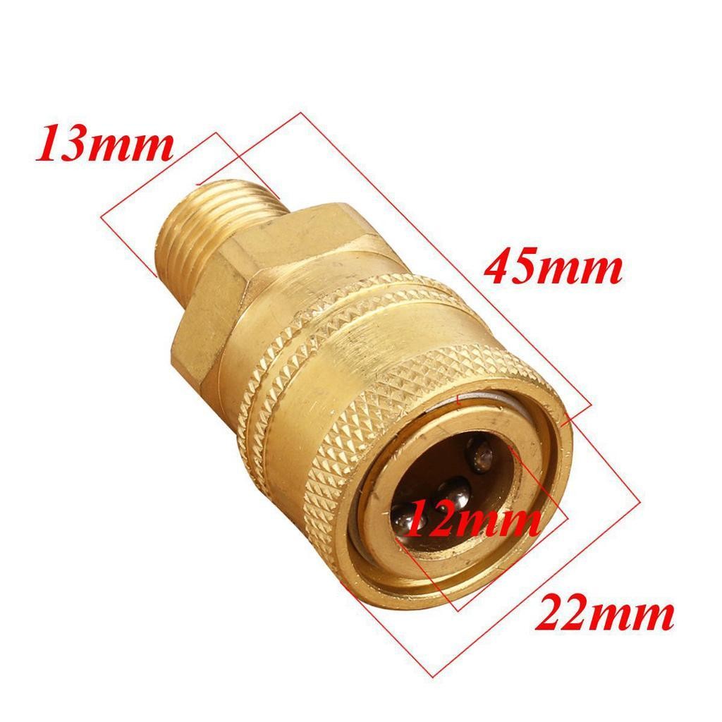 Compressed Air Coupling Plug Nipple Quick Coupling Hose Connector Plug Adapter