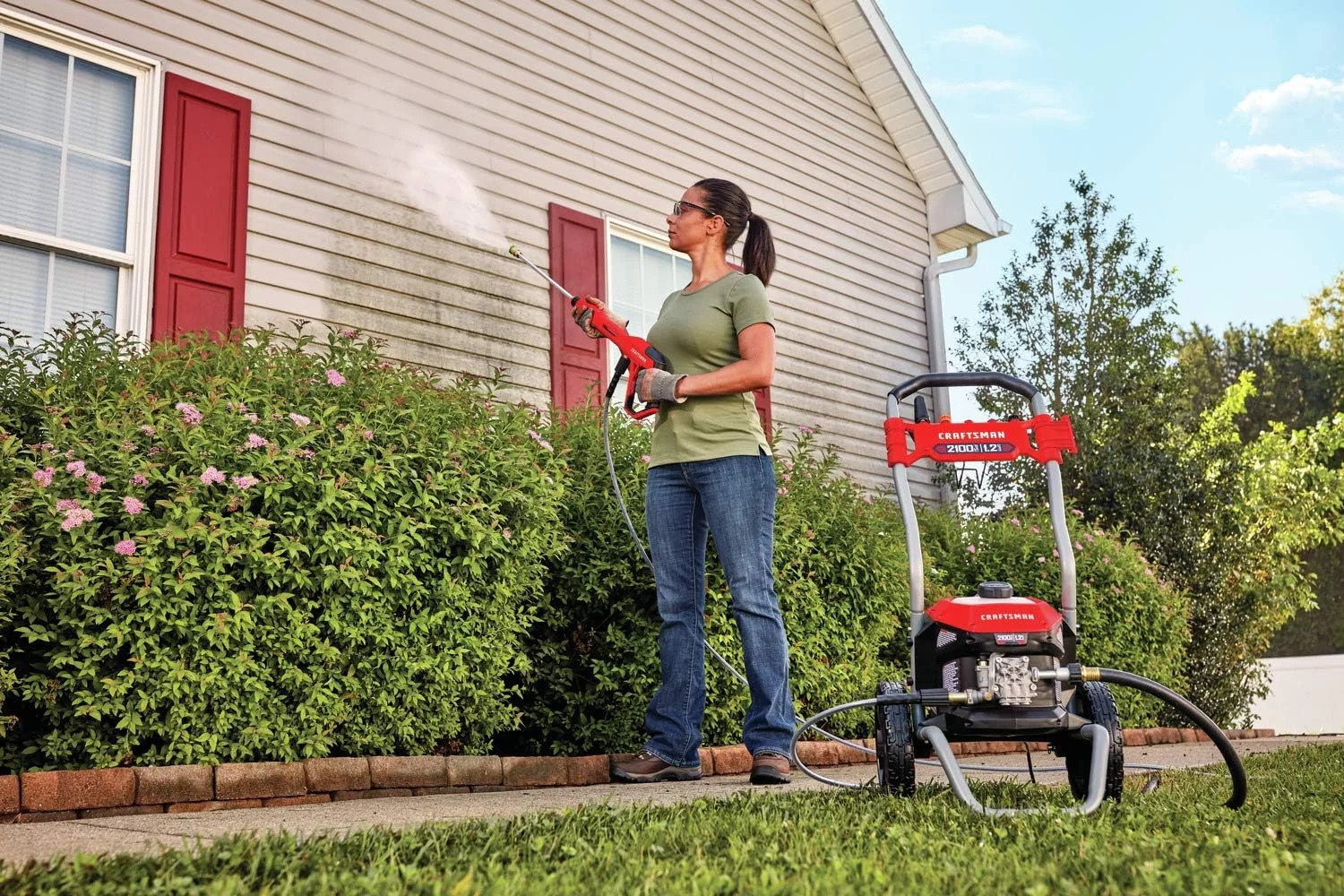 CRAFTSMAN Electric Pressure Washer, Cold Water, 2100-PSI, 1.2 GPM, Corded (CMEPW